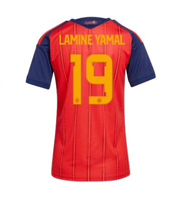 Spanien Lamine Yamal #19 Hjemmebanetrøje Dame VM 2026 Kortærmet